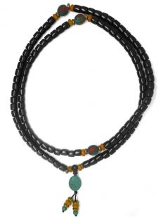 Drum Shape Rosewood Mala