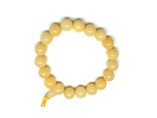 White Bodhi root bracelet