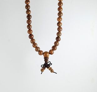 Saga Tree Wood Mala, 8mm