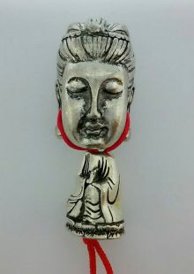 Kuan Yin buddha head(tibet silver)