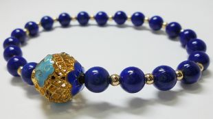 Lapis 5~6mm bracelet Grade 3A