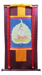 Assorted Tara thanka with brocade