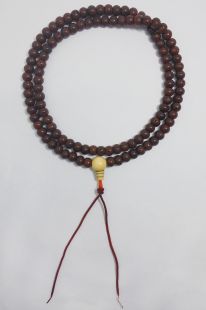 Brown Lotus seed mala 8.5mm